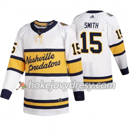 Pánské Hokejový Dres Nashville Predators Craig Smith 15 Adidas 2020 Winter Classic Authentic